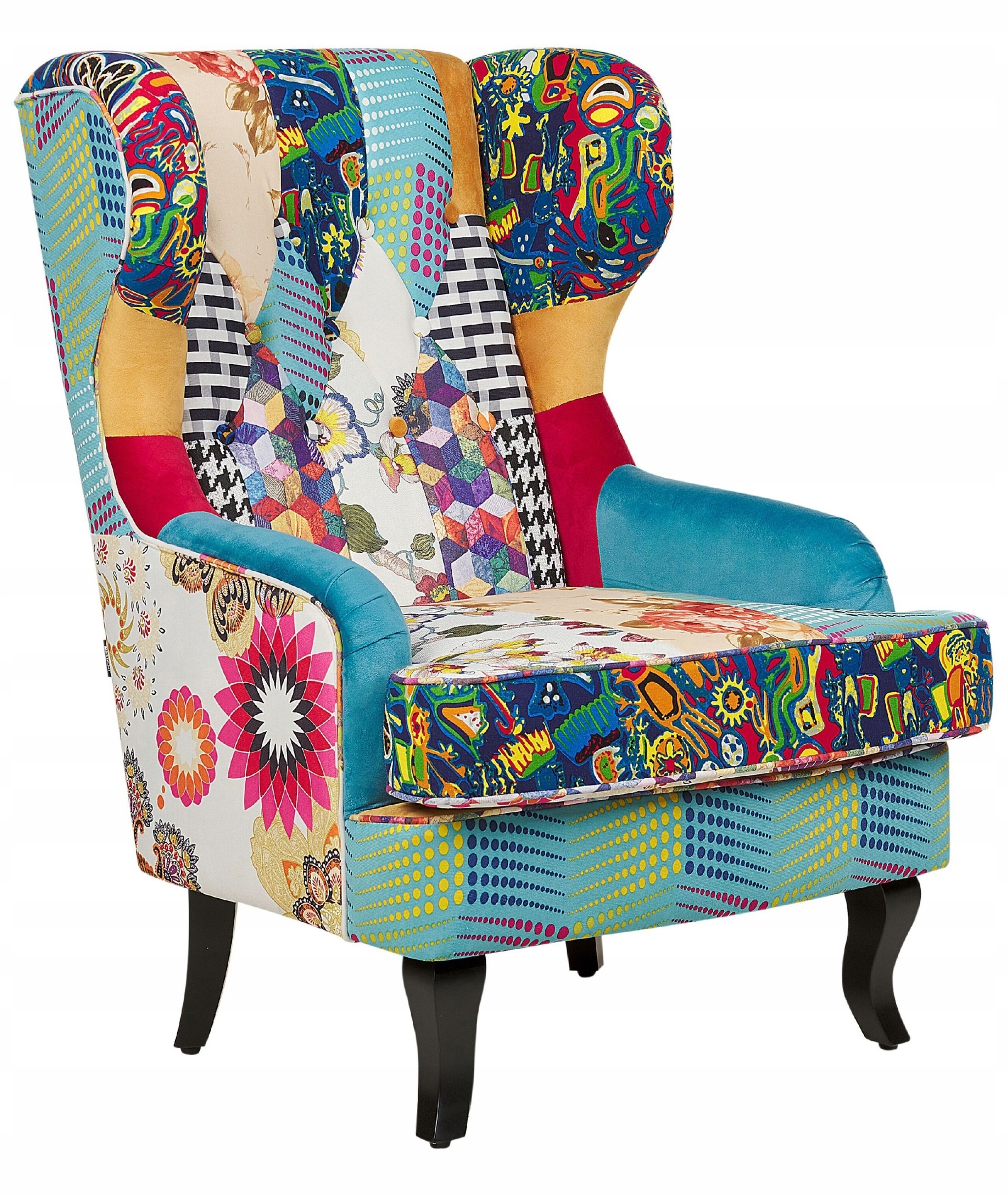 Fotel uszak MOLDE Niebieski – Stylowy akcent do Twojego wnętrza