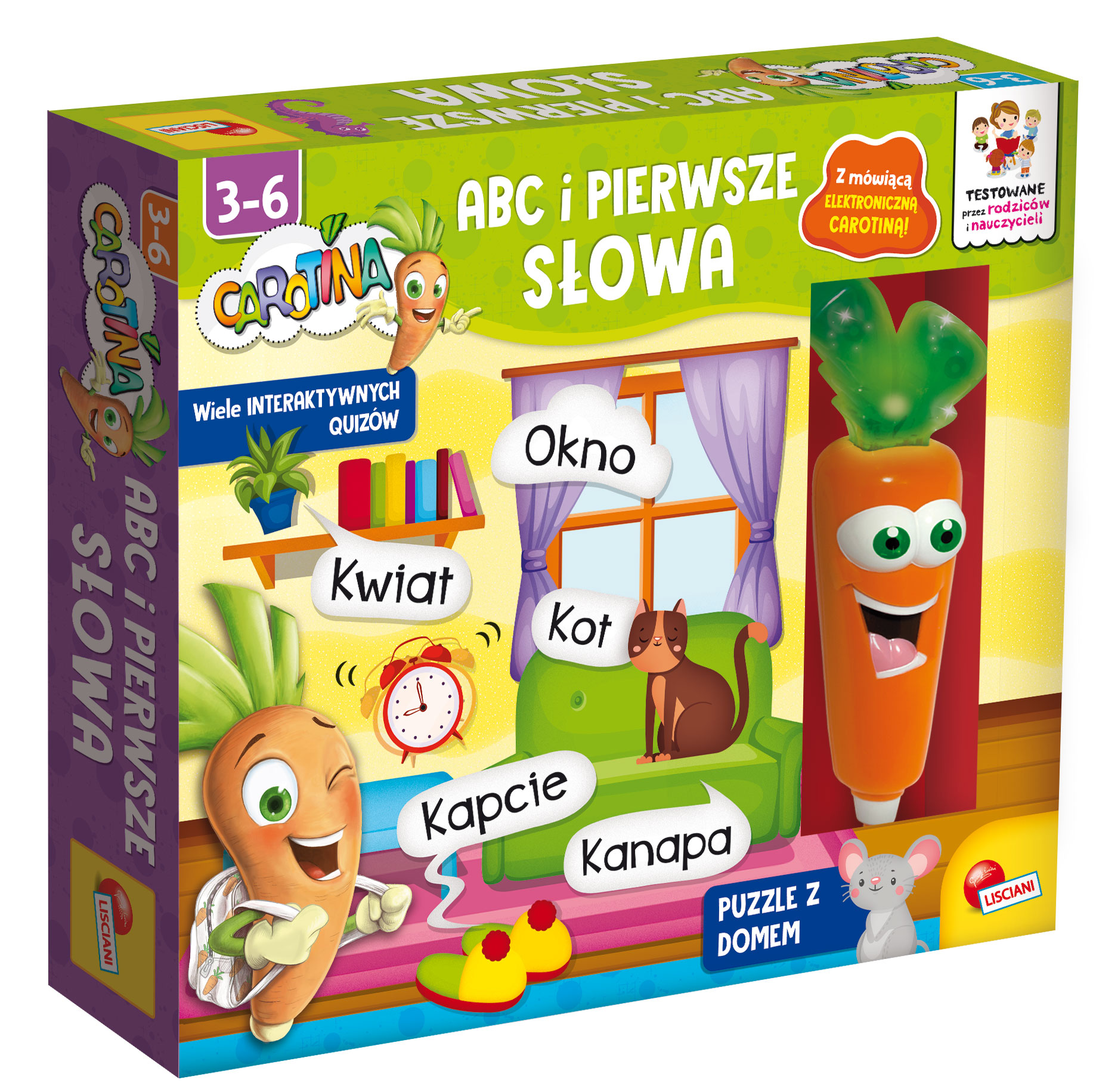 Carotina - ABC i pierwsze słowa – Interaktywna zabawa dla najmłodszych