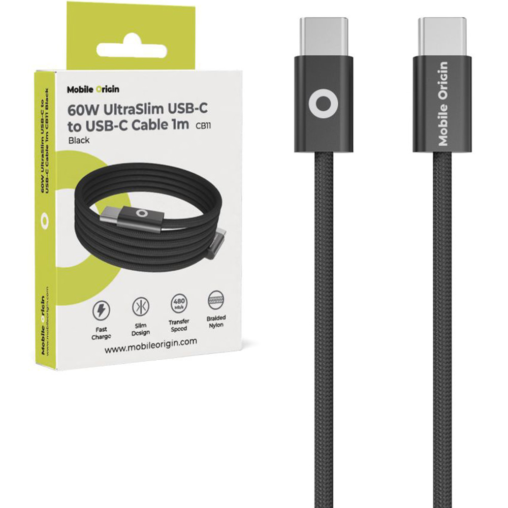 Kabel USB-C Mobile Origin 60W UltraSlim - idealny do codziennego użytku