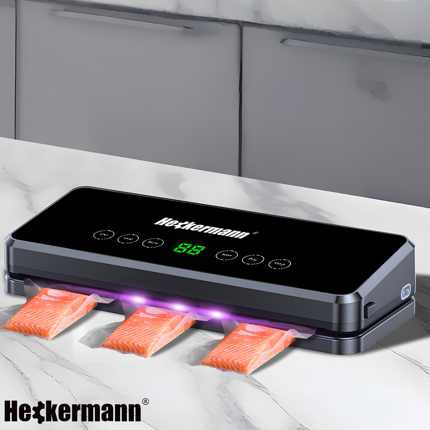 Zgrzewarka próżniowa automatyczna do pakowania jedzenia Heckermann 3600 – rozwiązanie w Twojej kuchni