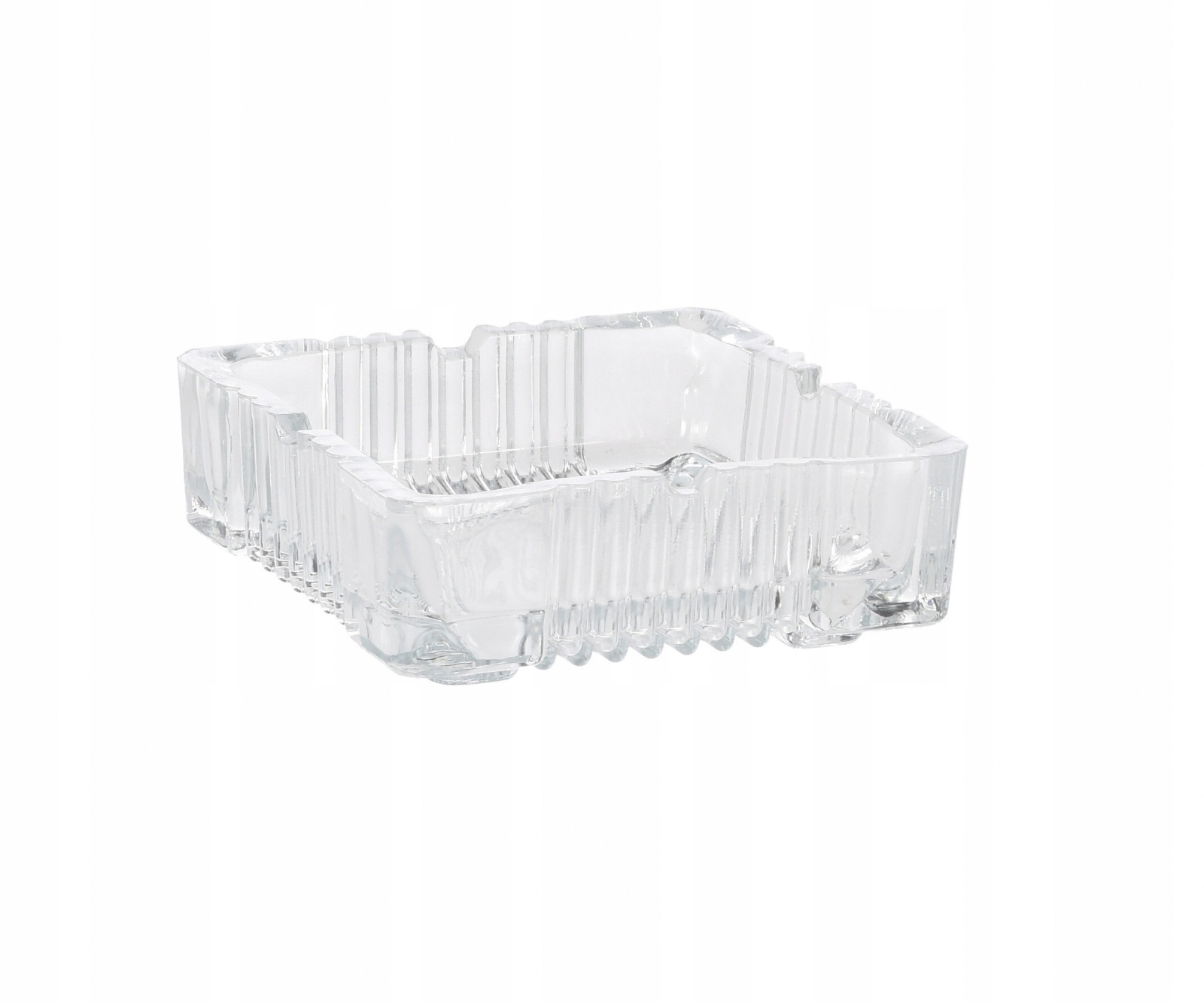 Popielniczka szklana kwadratowa 10,5x10,5x3,5 cm – Elegancja i funkcjonalność w jednym
