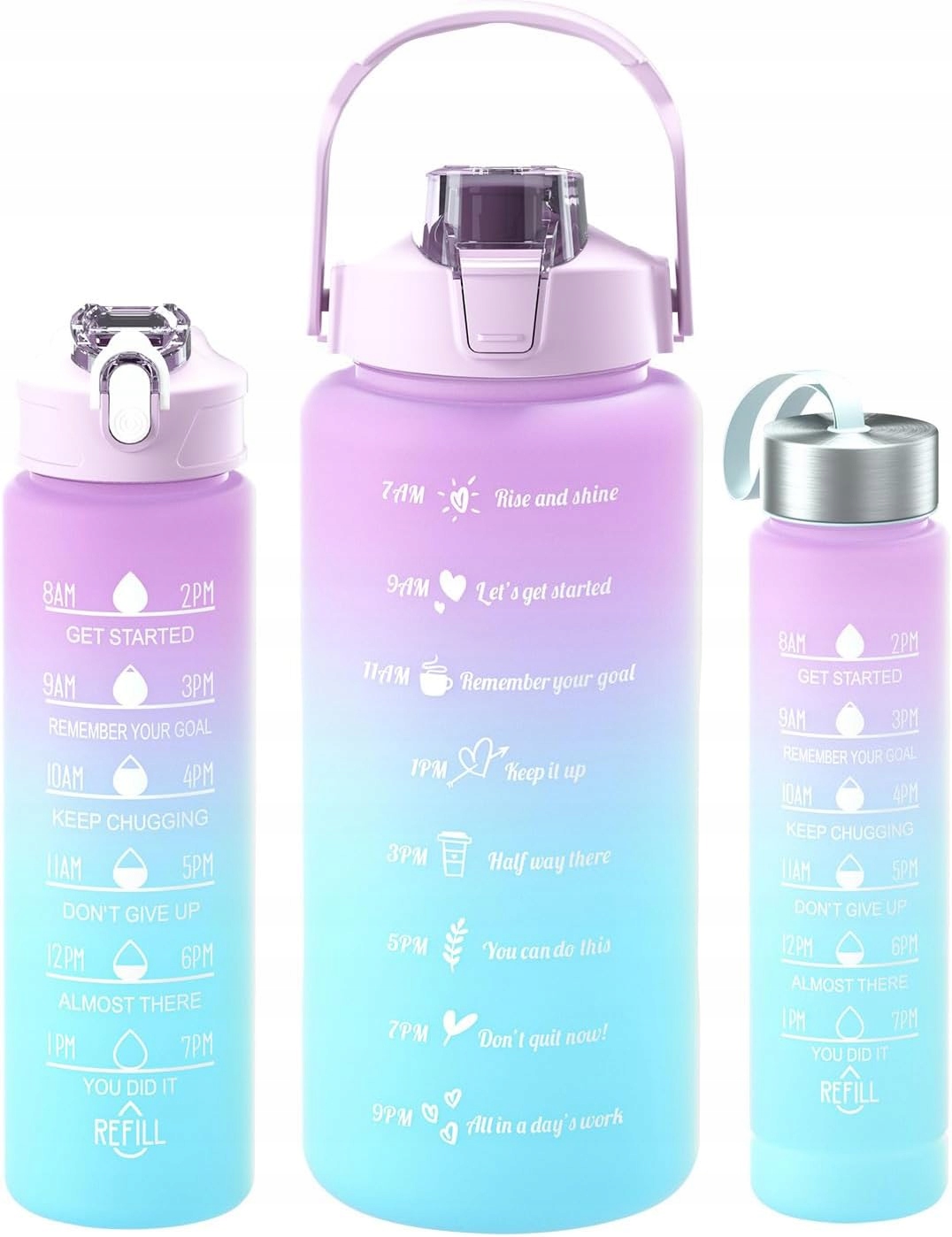 Trzy pojemności do wyboru – 2000ml, 900ml, 300ml