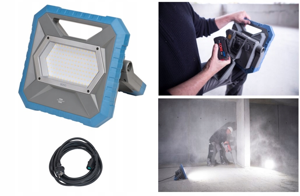 Brennenstuhl Mob LED Hybrid Strahler BS 8050 MH – Nowoczesny reflektor budowlany