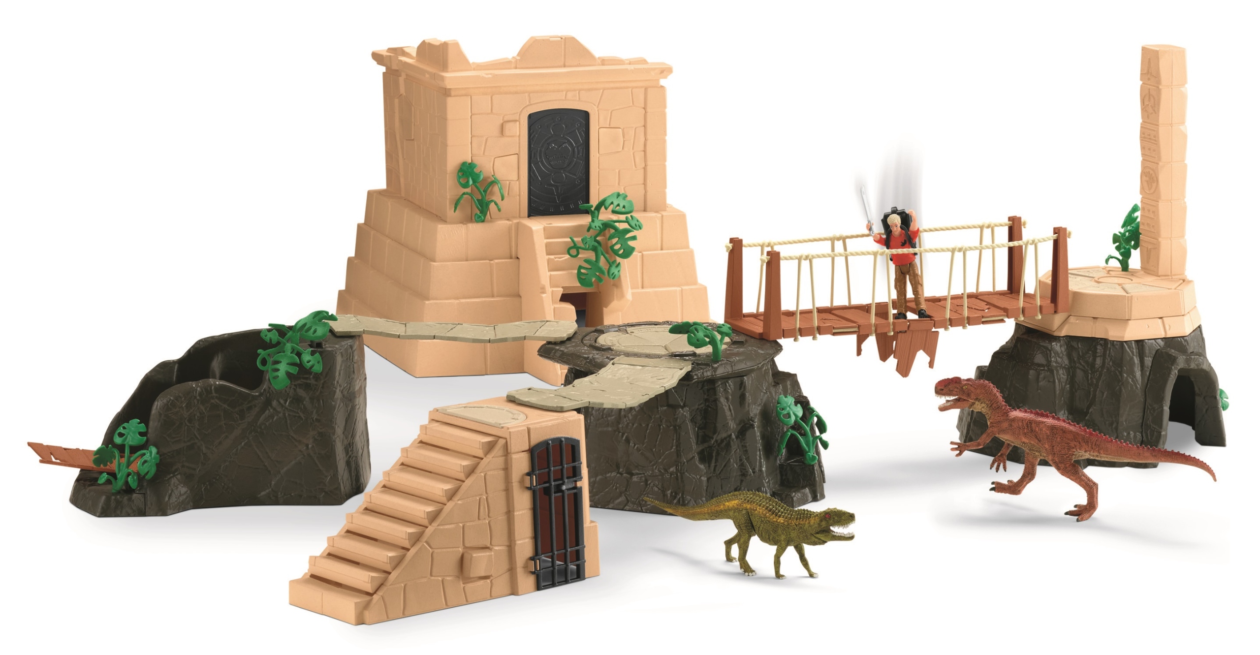 Figurka Schleich Dino Temple Conquest Mega-Set – Niezapomniana przygoda z dinozaurami