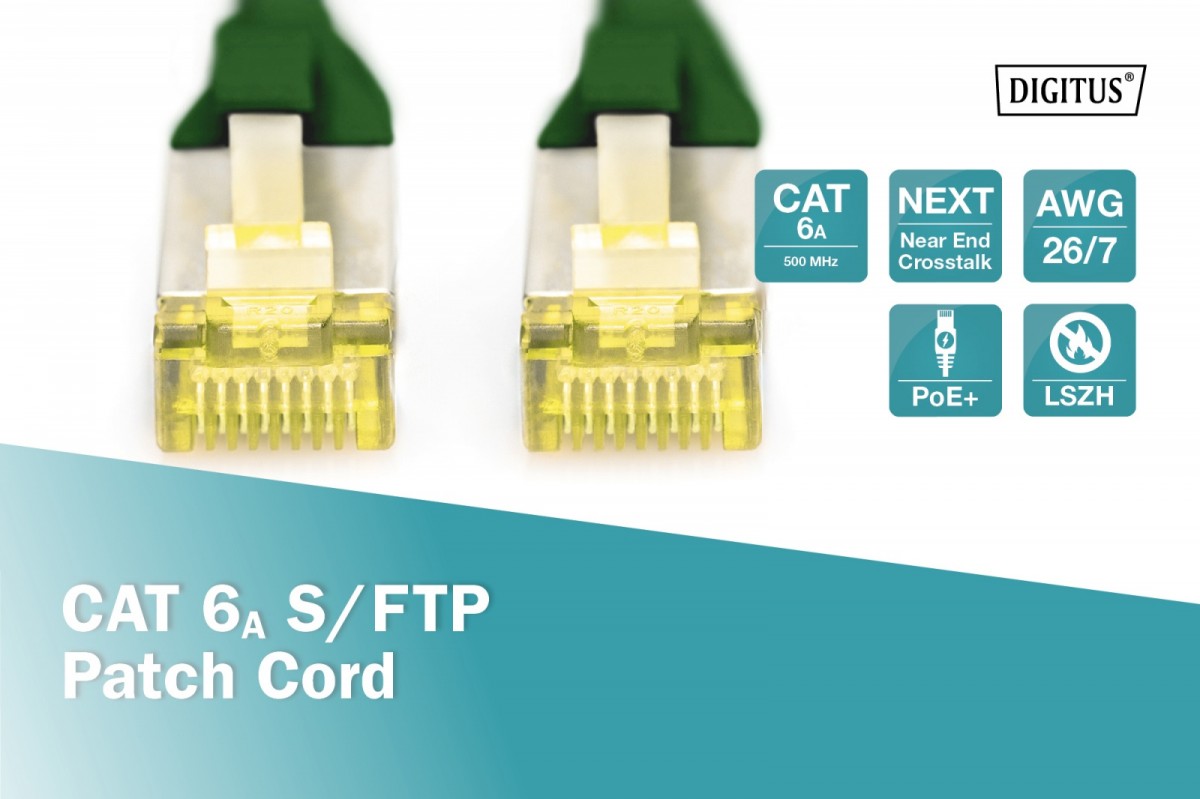 Standard i właściwości kabla CAT 6A S/FTP