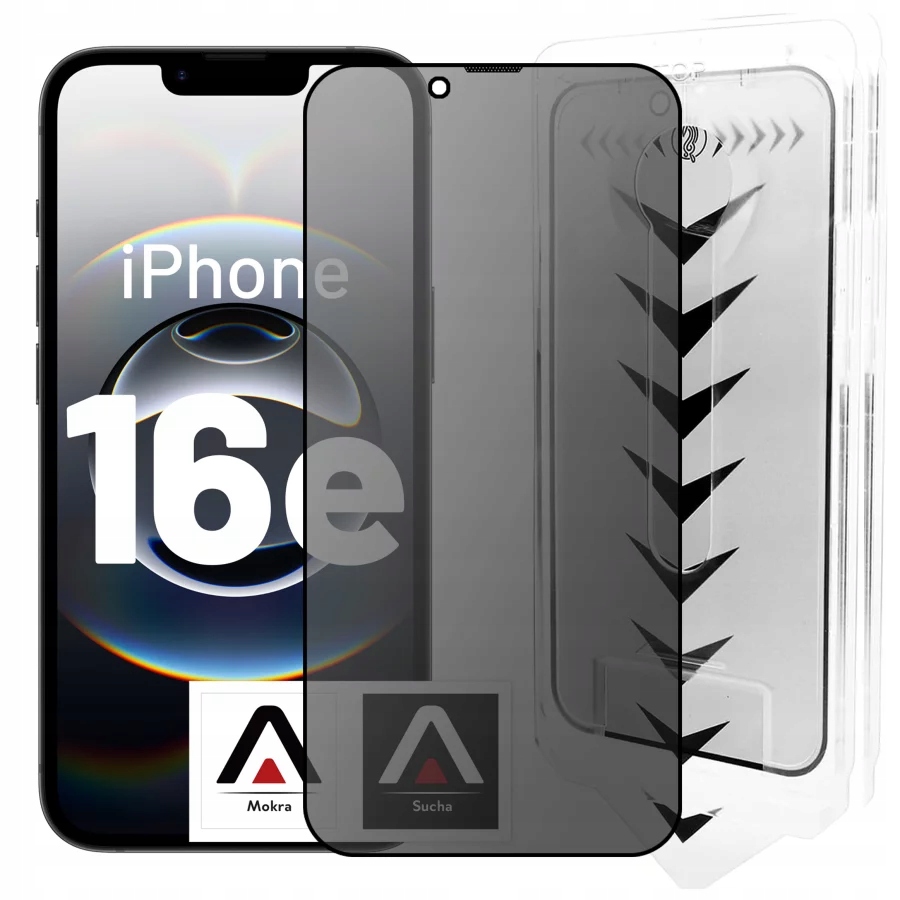 Szkło hartowane Prywatyzujące do Apple iPhone 16e – Ochrona i prywatność w jednym