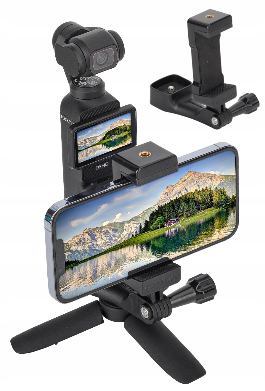 SunnyLife Mocowanie Uchwyt Adapter Na Dji Osmo Pocket 3 Do Telefonu - Idealne połączenie z kamerą