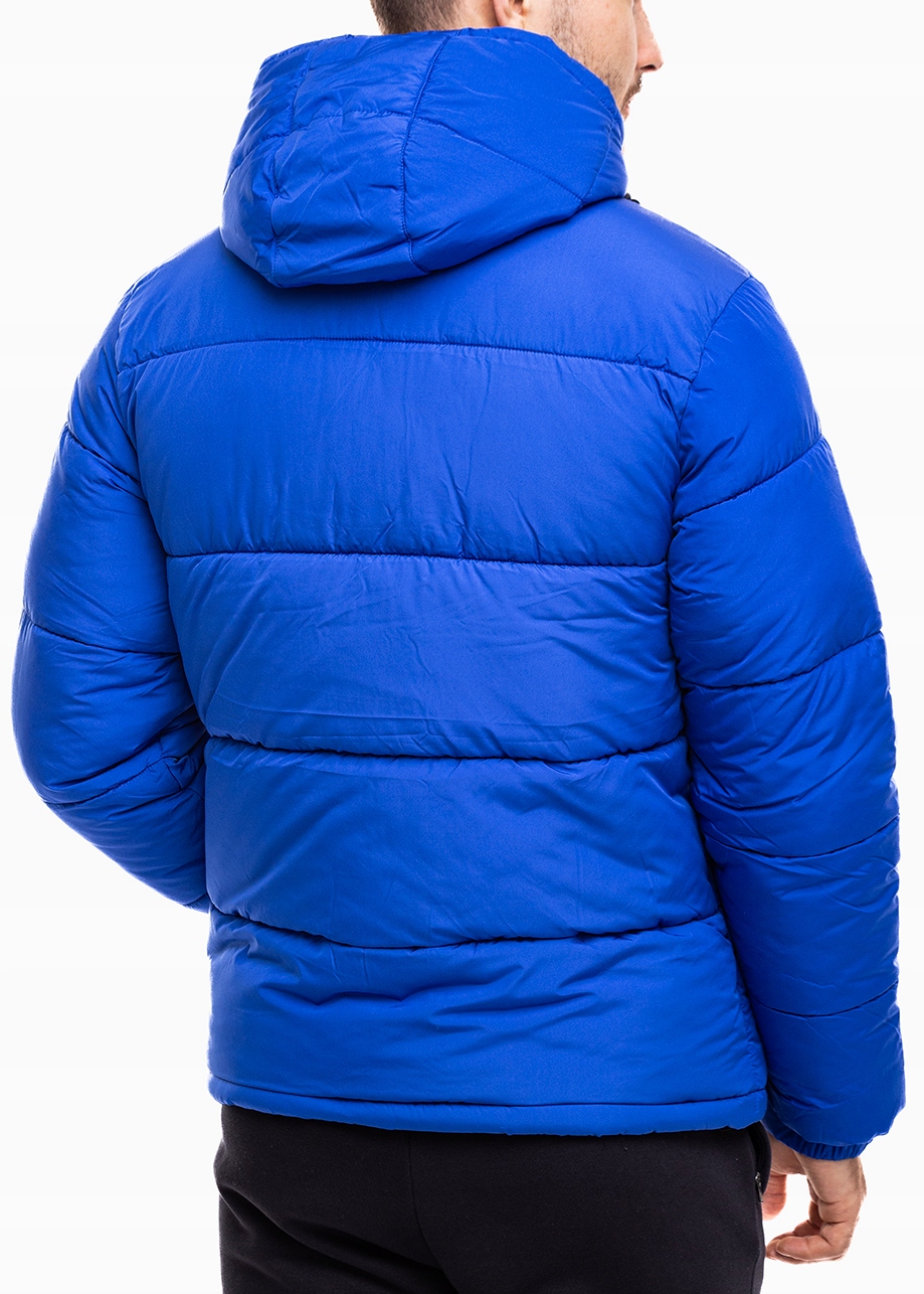 Fila Niebieska Kurtka Męska z Kapturem – Idealna na Zimowe Wyprawy