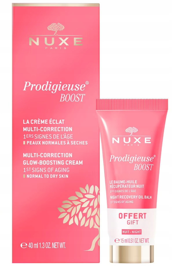 Zestaw Nuxe Prodigieuse Boost – Krem i Balsam dla promiennej cery