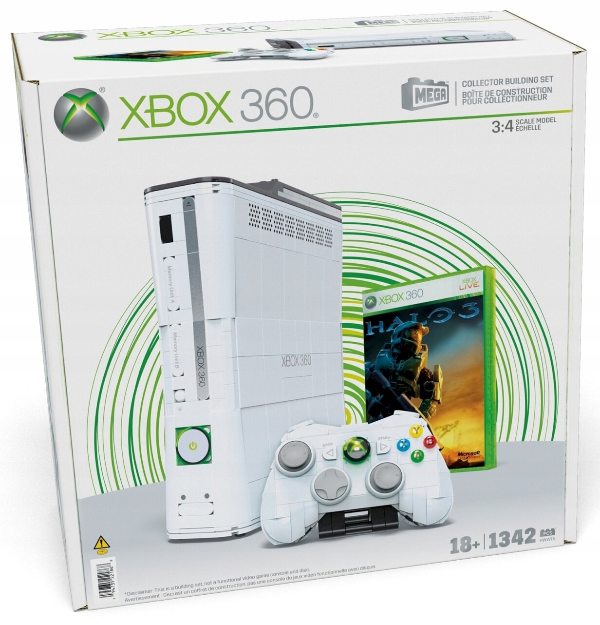 Конструктор MEGA Probuilder Showcase Microsoft Xbox 360 – Творческое развлечение для взрослых