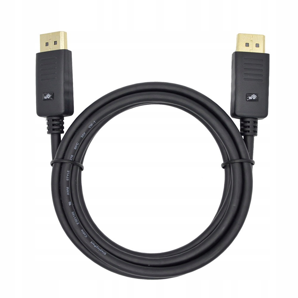 Kabel DisplayPort 1.8 m czarny (V7060) – Idealne połączenie dla Twojego komputera