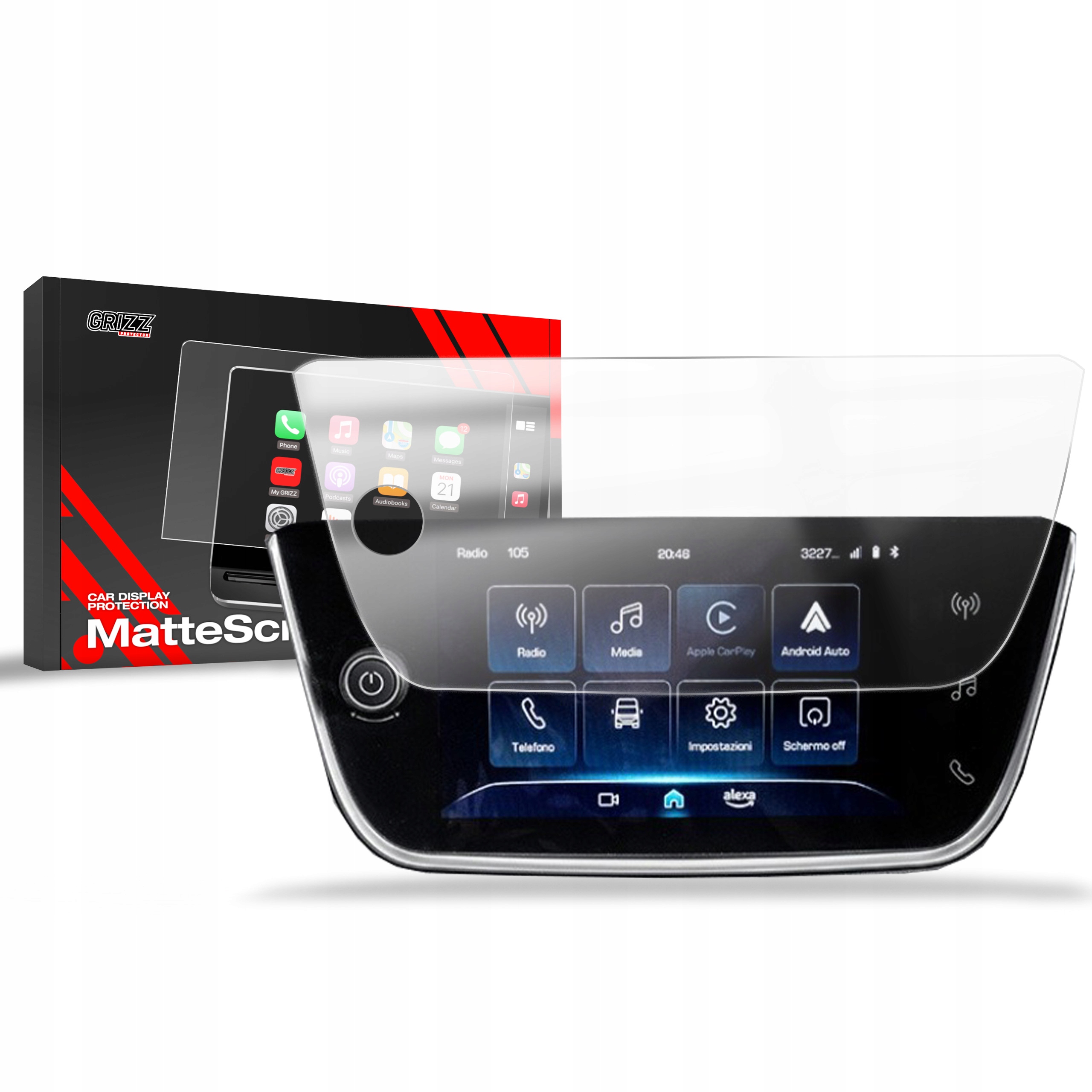 Folia matowa GrizzGlass CarDisplay Protection do Iveco Daily DAB 7
