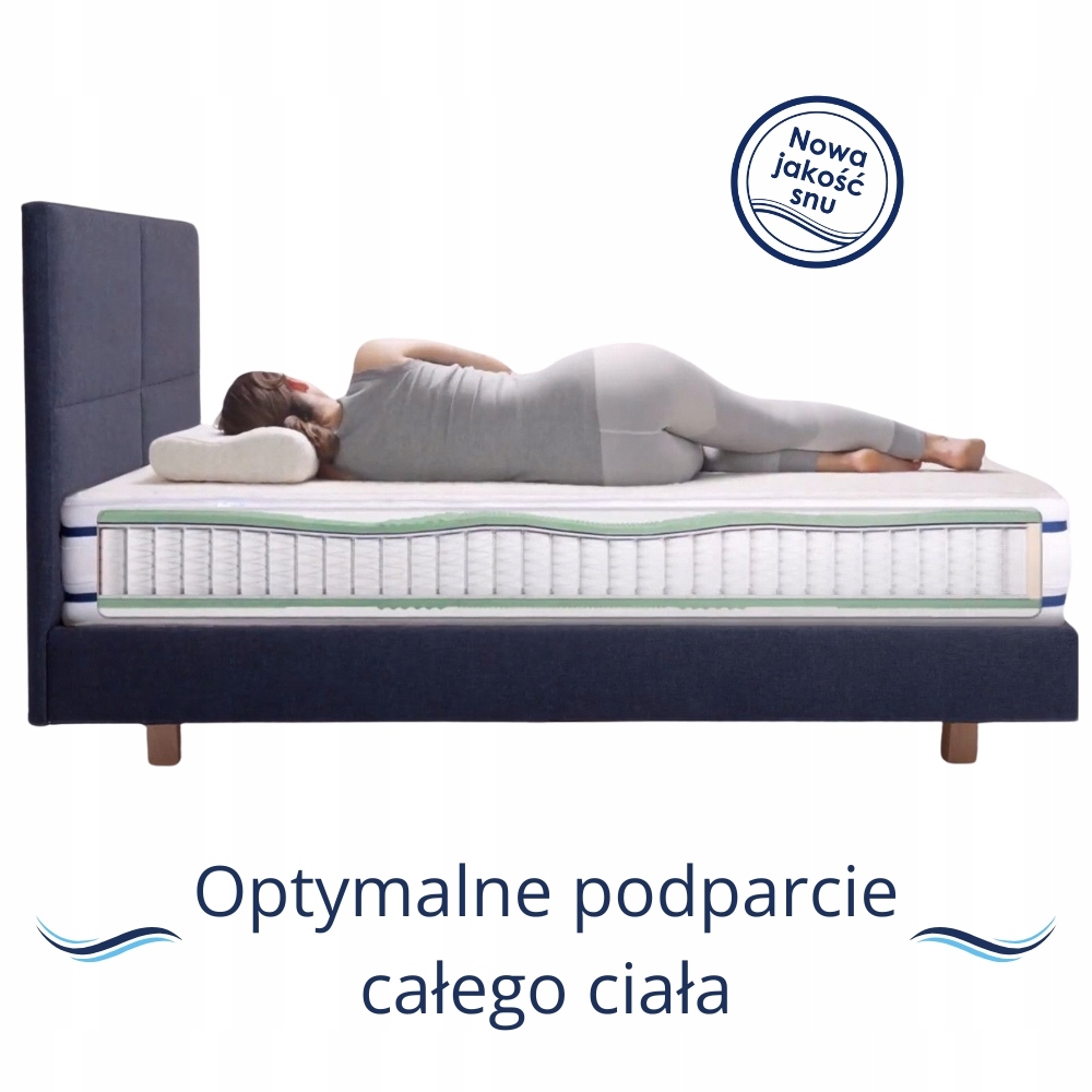 Materac kieszeniowy Szafir 90x200 – Komfort snu na najwyższym poziomie