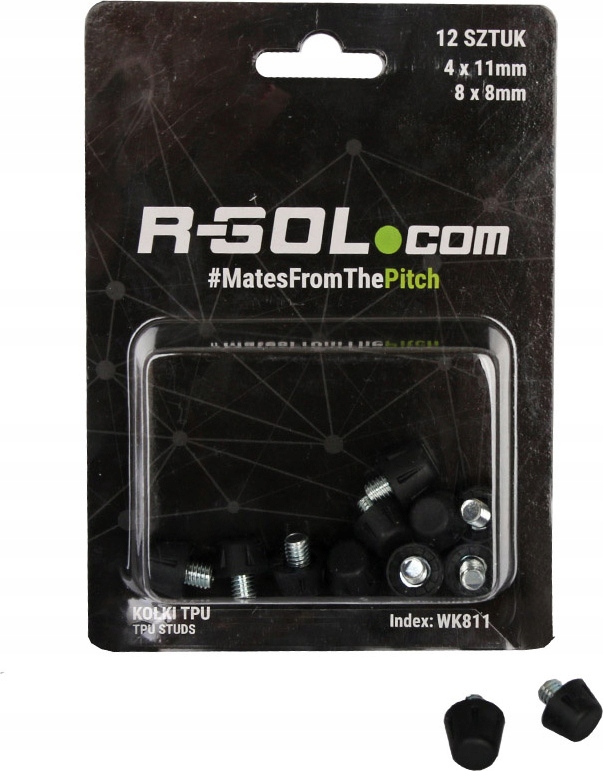 Ilość kołków w opakowaniu: 12 sztuk (8 x 8 mm, 4 x 11 mm)
