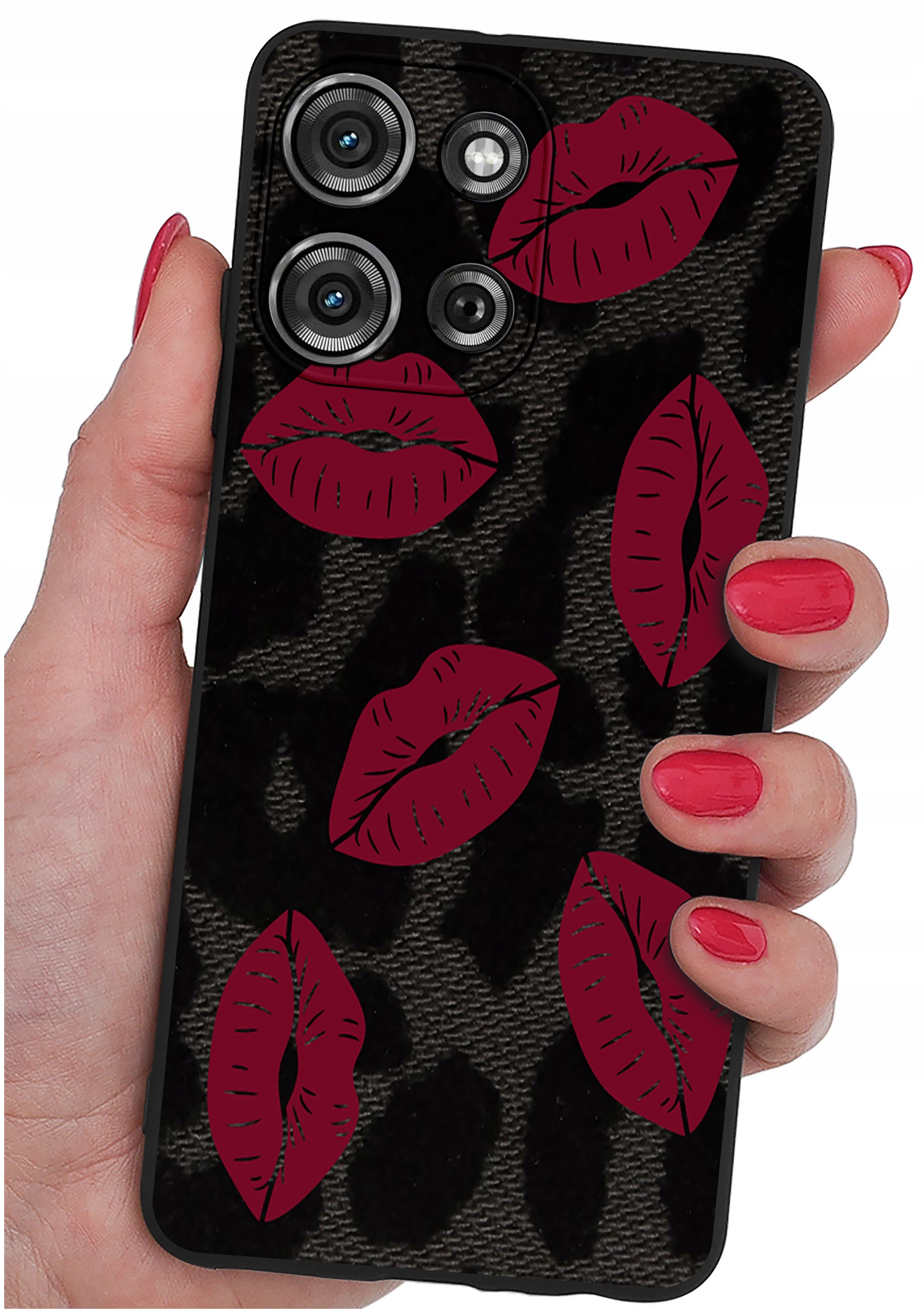 Etui do Motorola G75 5G | WZORY | SILIKONOWE MATT SZKŁO 9H – Ochrona i styl w jednym