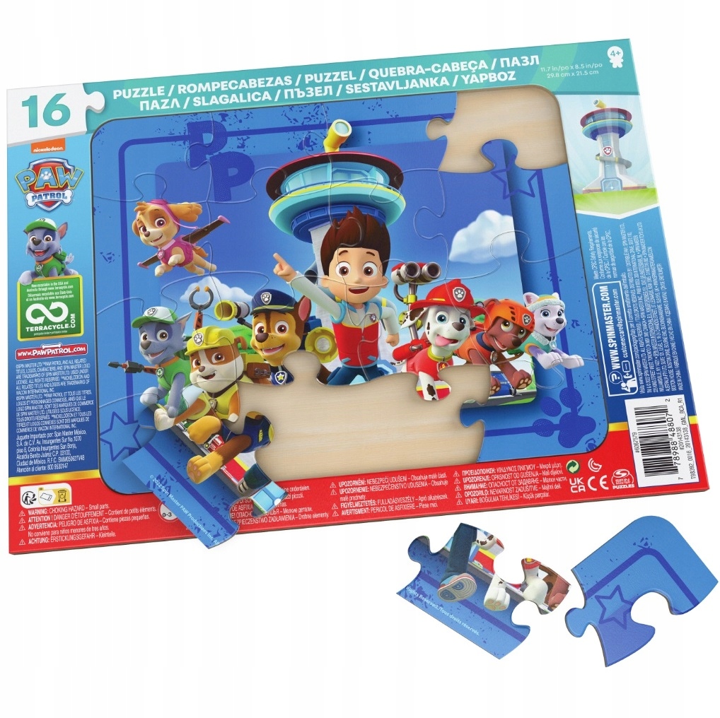 Puzzle Paw Patrol Inlay – Zabawka edukacyjna dla dzieci