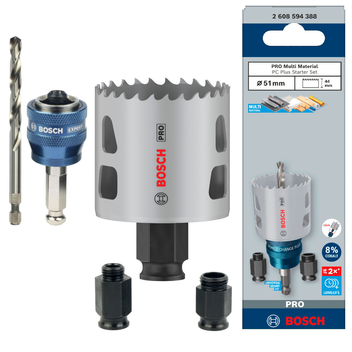 Zestaw startowy z piłą otwornicą 51 mm