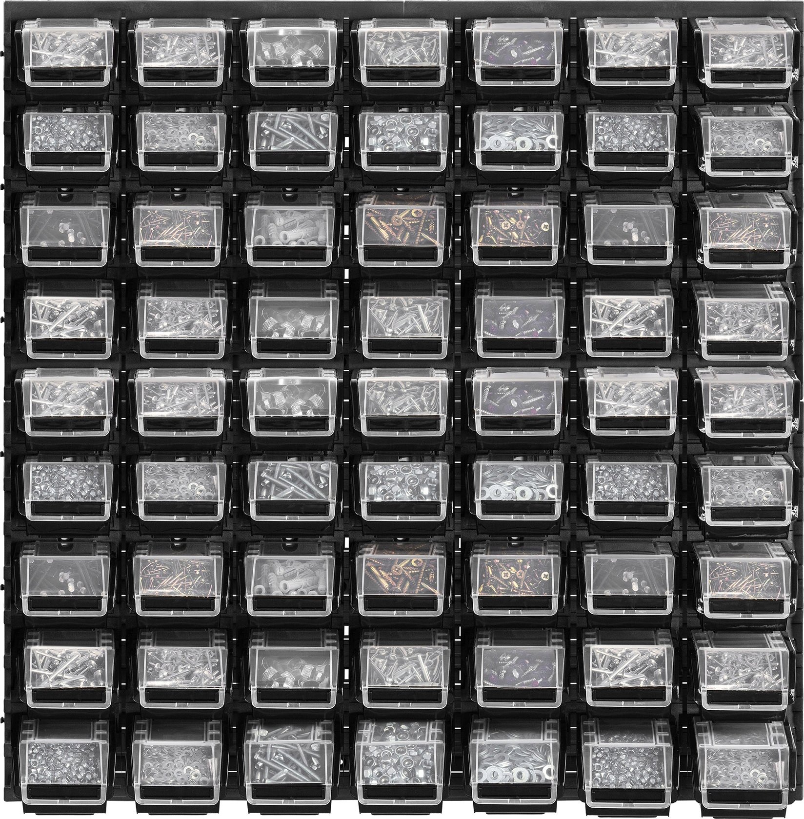 Zestaw narzędzi Kadax – Tablica warsztatowa 78x78cm z kuwetami