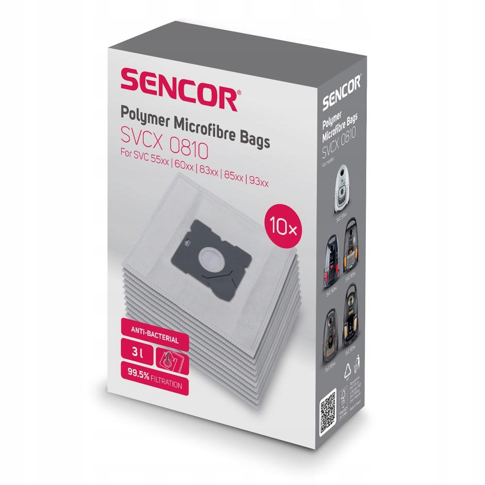 Zawartość opakowania – 10 sztuk worków do odkurzacza