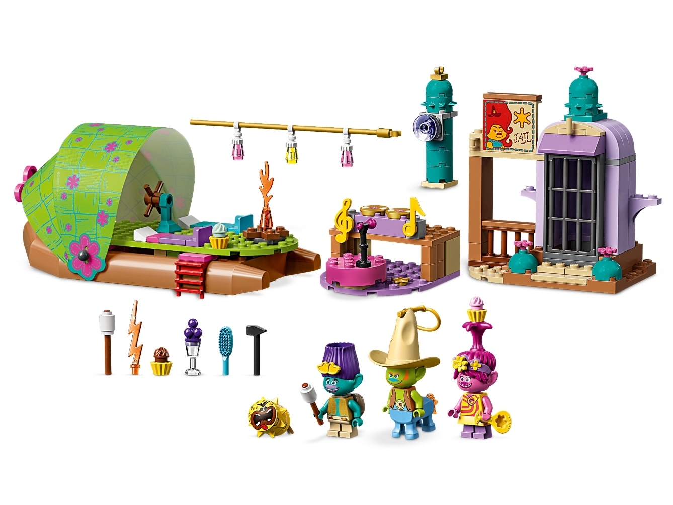 Wymiary i szczegóły zestawu LEGO Trolls 41253