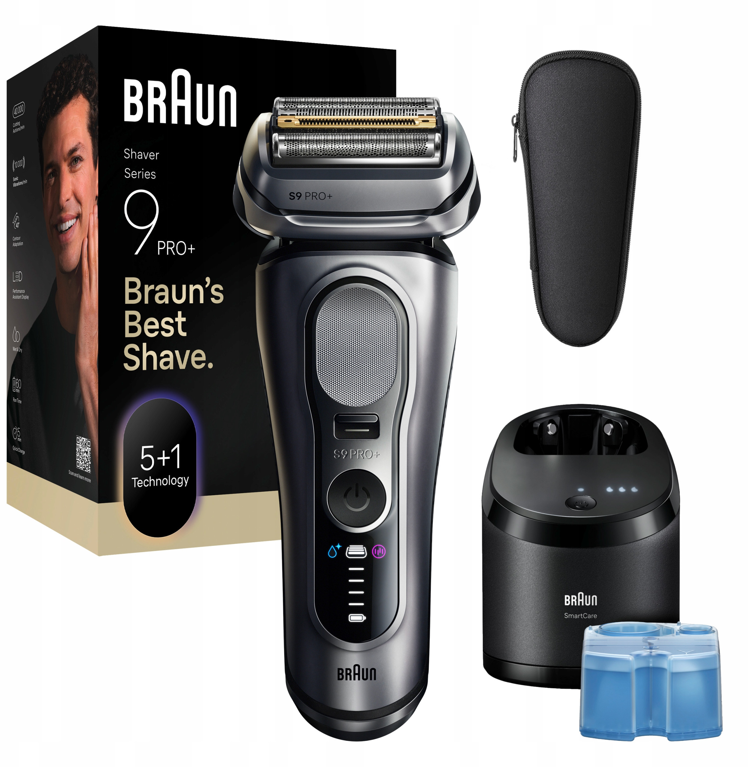 Golarka Braun Series 9 PRO+ SmartCare 9667CC – Doskonałe golenie dla mężczyzn
