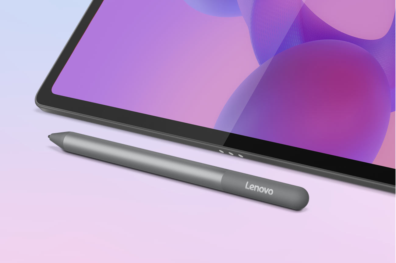Rysik Lenovo Tab Pen leżący obok tabletu