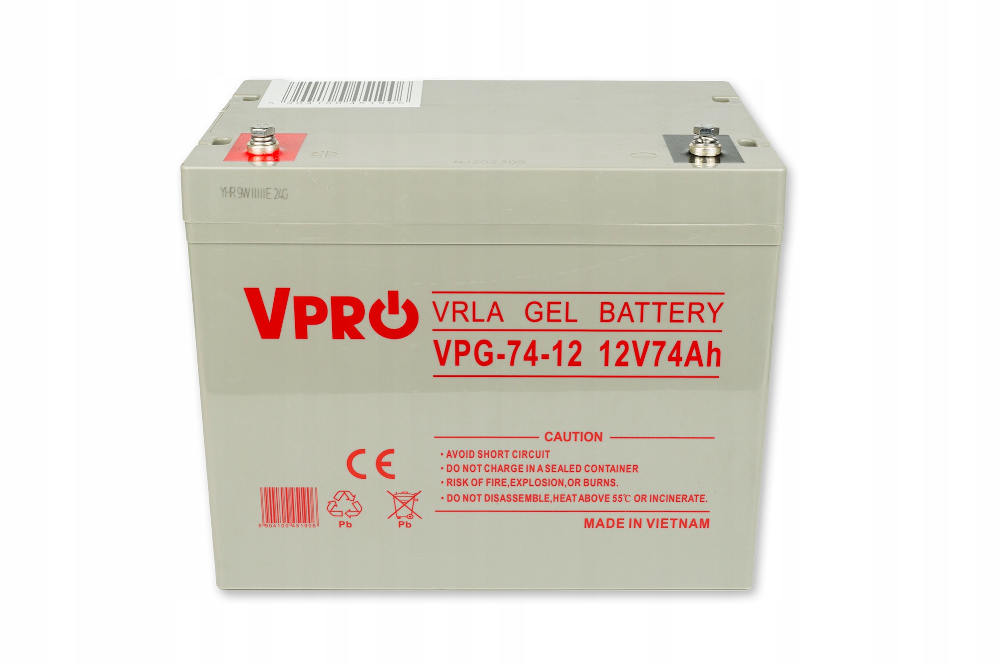 VOLT Akumulator GEL VPRO SOLAR 12V 74Ah – Niezawodne źródło energii
