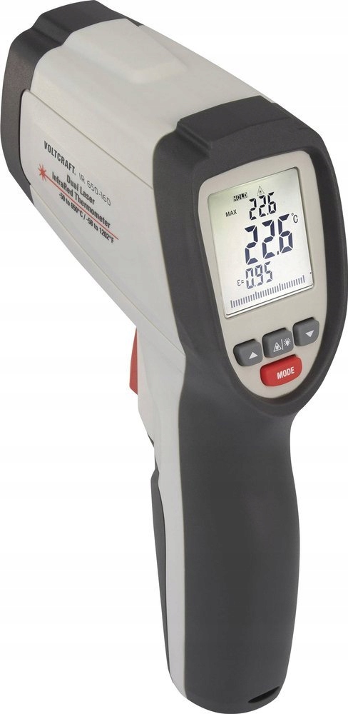 Pirometr IR 650-16D Voltcraft – Precyzyjny pomiar temperatury od -40 do 650 °C