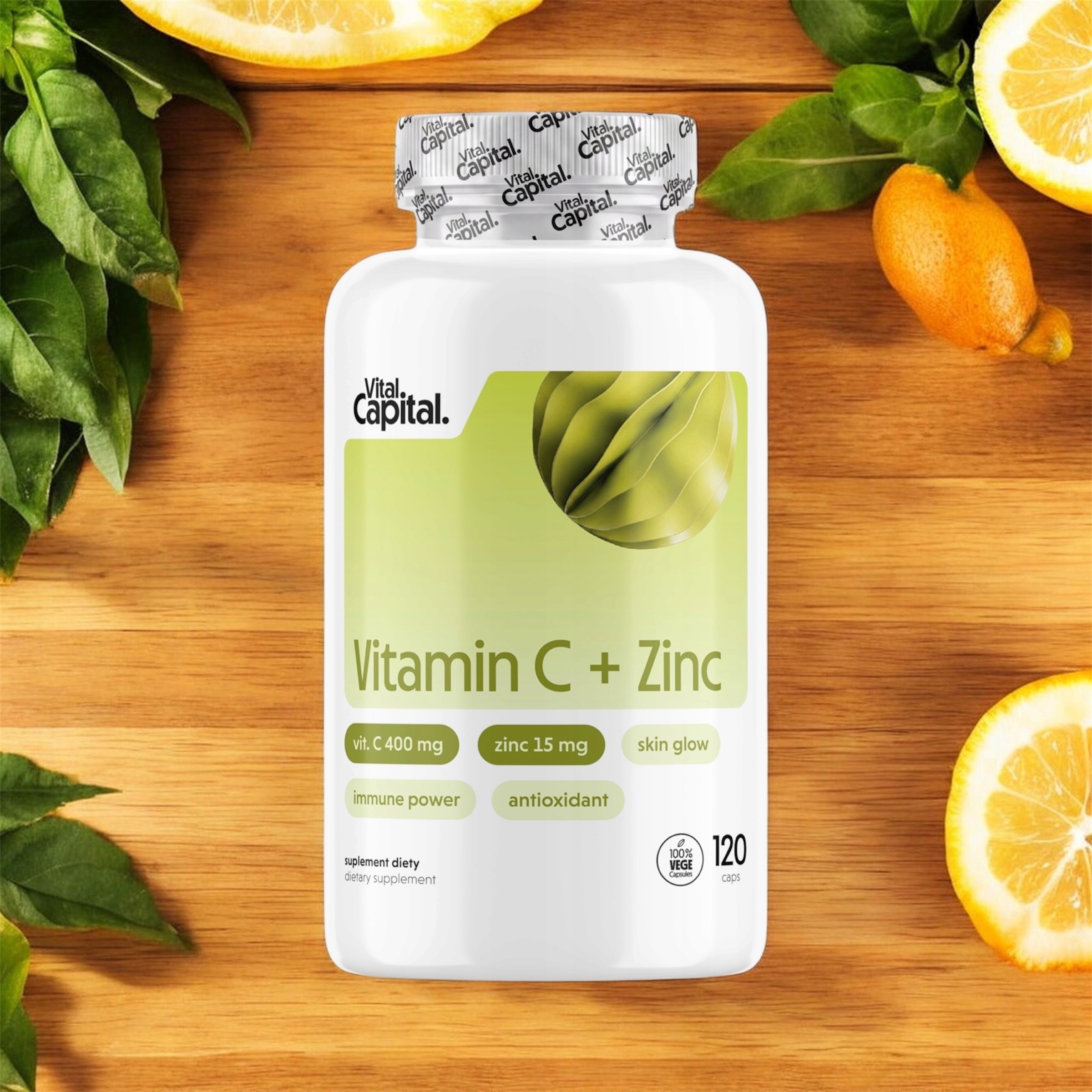 VITALCAPITAL Vitamin C + Zinc – Twoje codzienne wsparcie odporności
