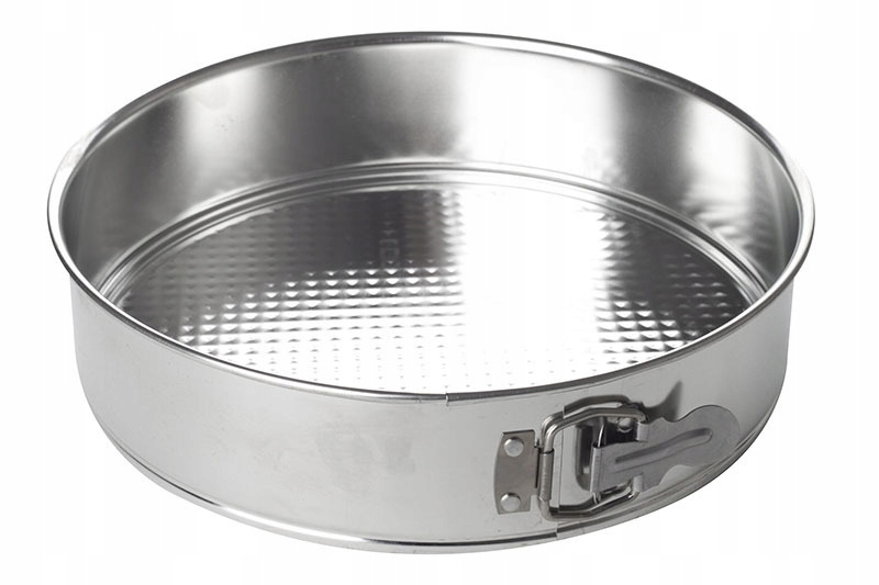 Tortownica ocynowana Inmet z fakturowanym dnem 28 cm – Idealna do Twojej kuchni