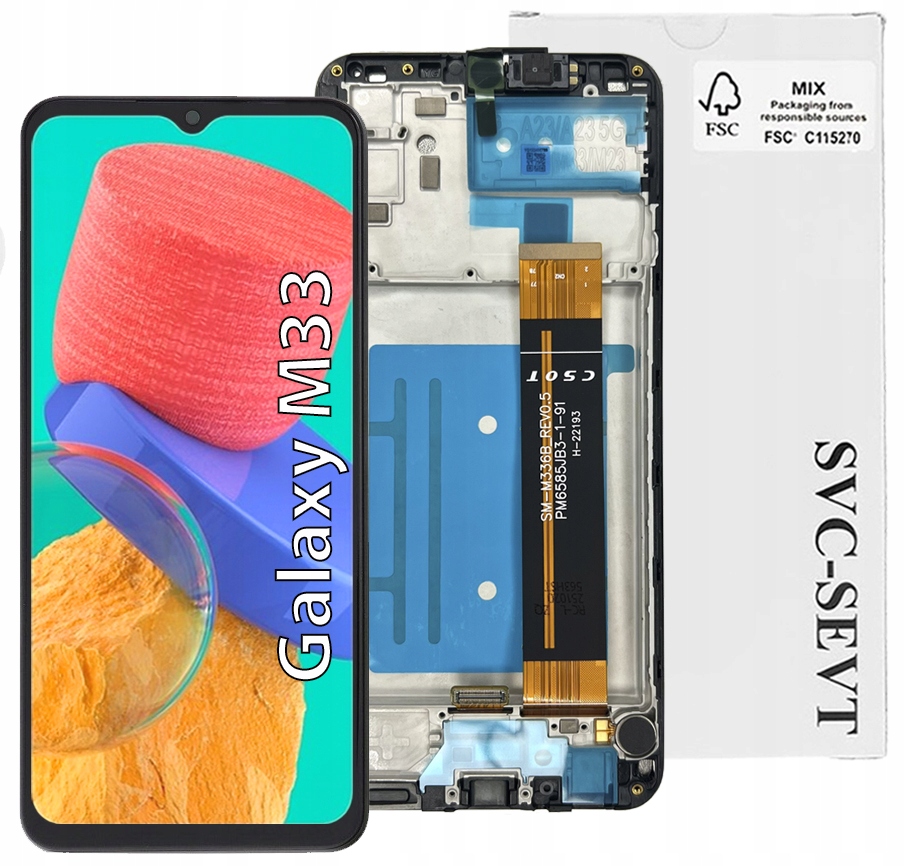 Wyświetlacz Oryginalny w Ramce do Samsung Galaxy M33 5G – Idealne rozwiązanie dla Twojego smartfona
