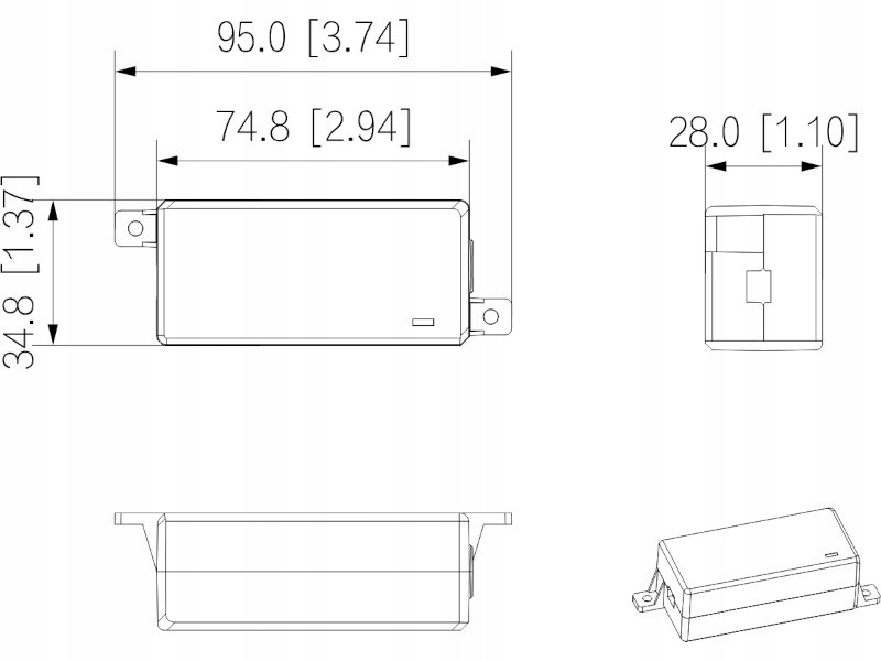 Wymiary i konstrukcja – Kompaktowy design z łatwym montażem