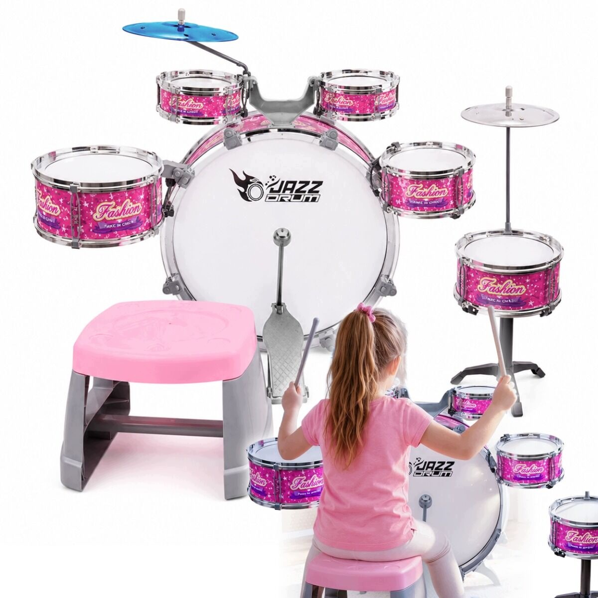 K-DRUMS 3 – Różowa perkusja dla dzieci, która rozwija muzyczne pasje