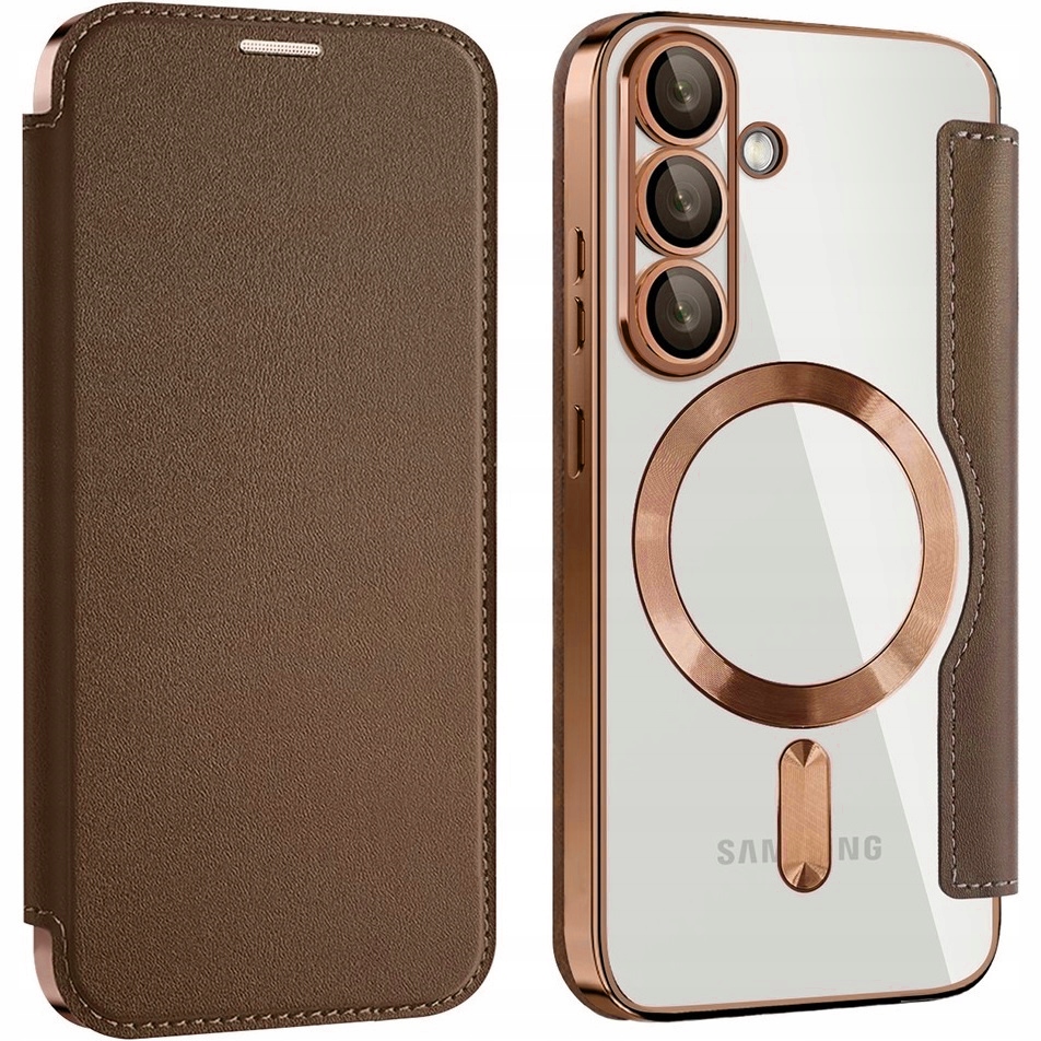 Wyrafinowany design w klasycznym brązie – Stylowy dodatek do Twojego telefonu