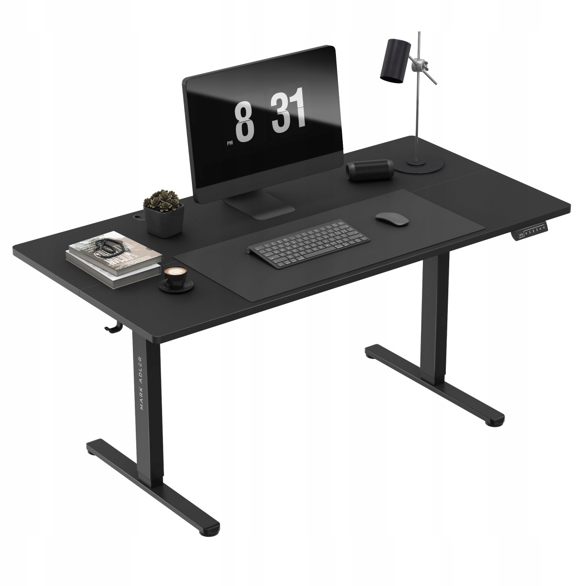 Biurko elektryczne ergonomiczne Leader 7.6 Black – Idealne do gamingowego biura