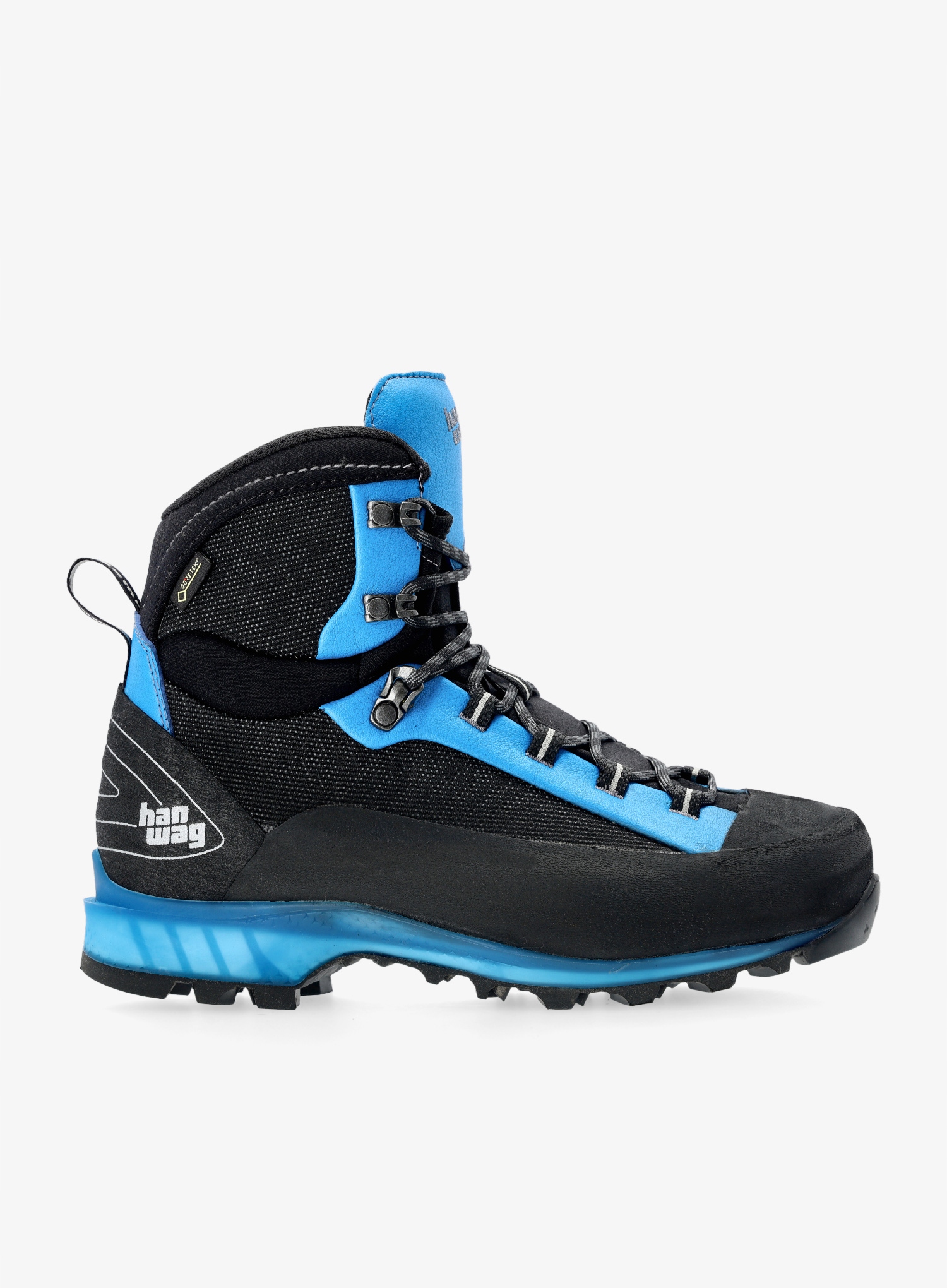 Buty damskie Hanwag Ferrata II GTX - black/ocean – Idealne na via ferraty i wspinaczkę