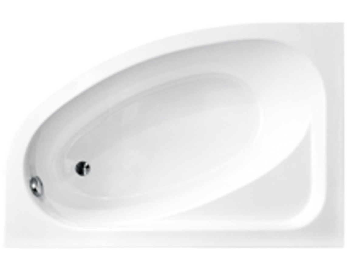 Wanna Besco WANNA ASYM CORNEA 140X80X54 LEWA – Komfort i styl w Twojej łazience