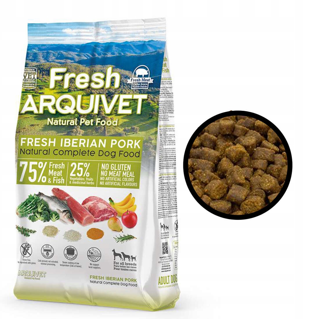 Składniki najwyższej jakości – 55% wieprzowiny iberyjskiej i 20% ryb