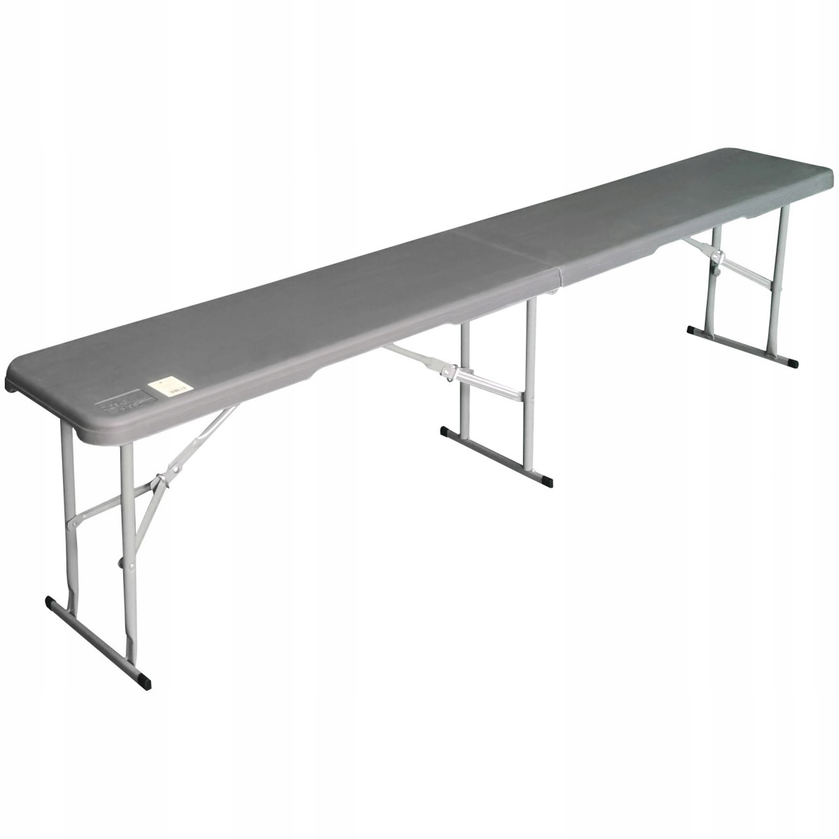 Ławka Cateringowa Składana 183x28x43cm Szara – Idealne rozwiązanie na każdą okazję