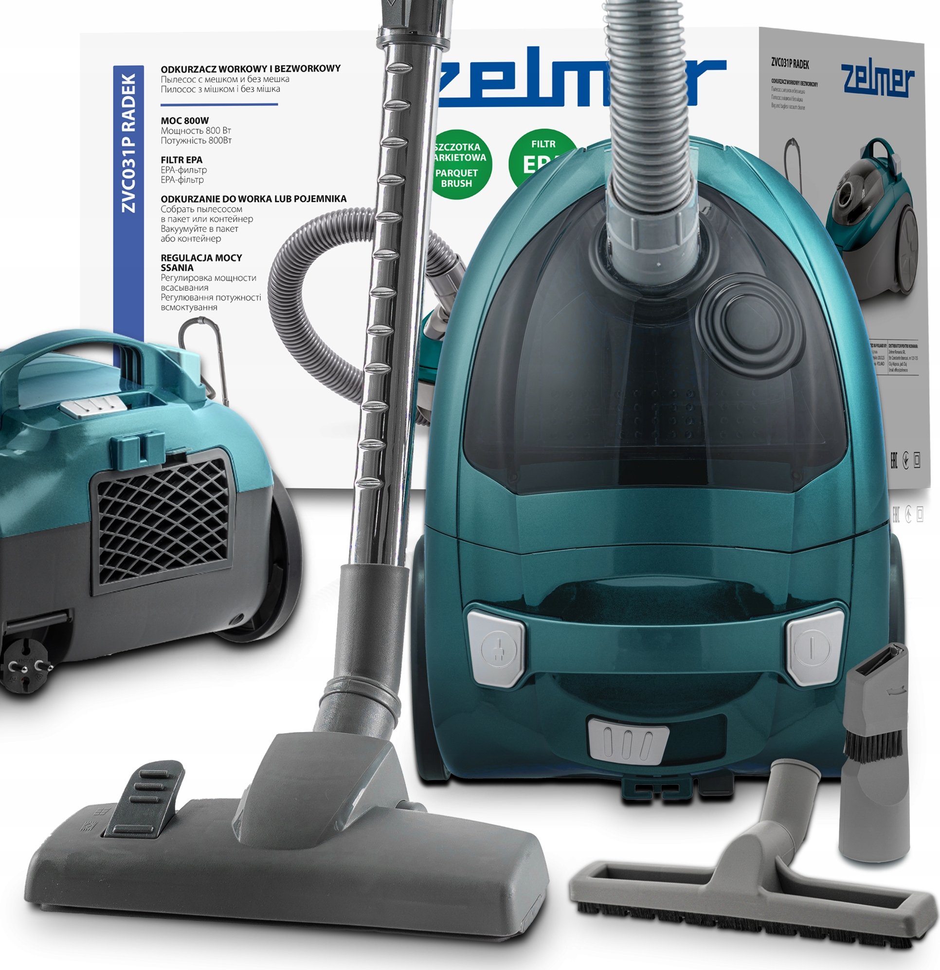Odkurzacz ZVC 031P Radek – Wszechstronny wybór do Twojego domu