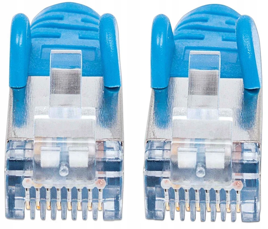 Wysokiej jakości złącza RJ-45 z pozłacanymi stykami