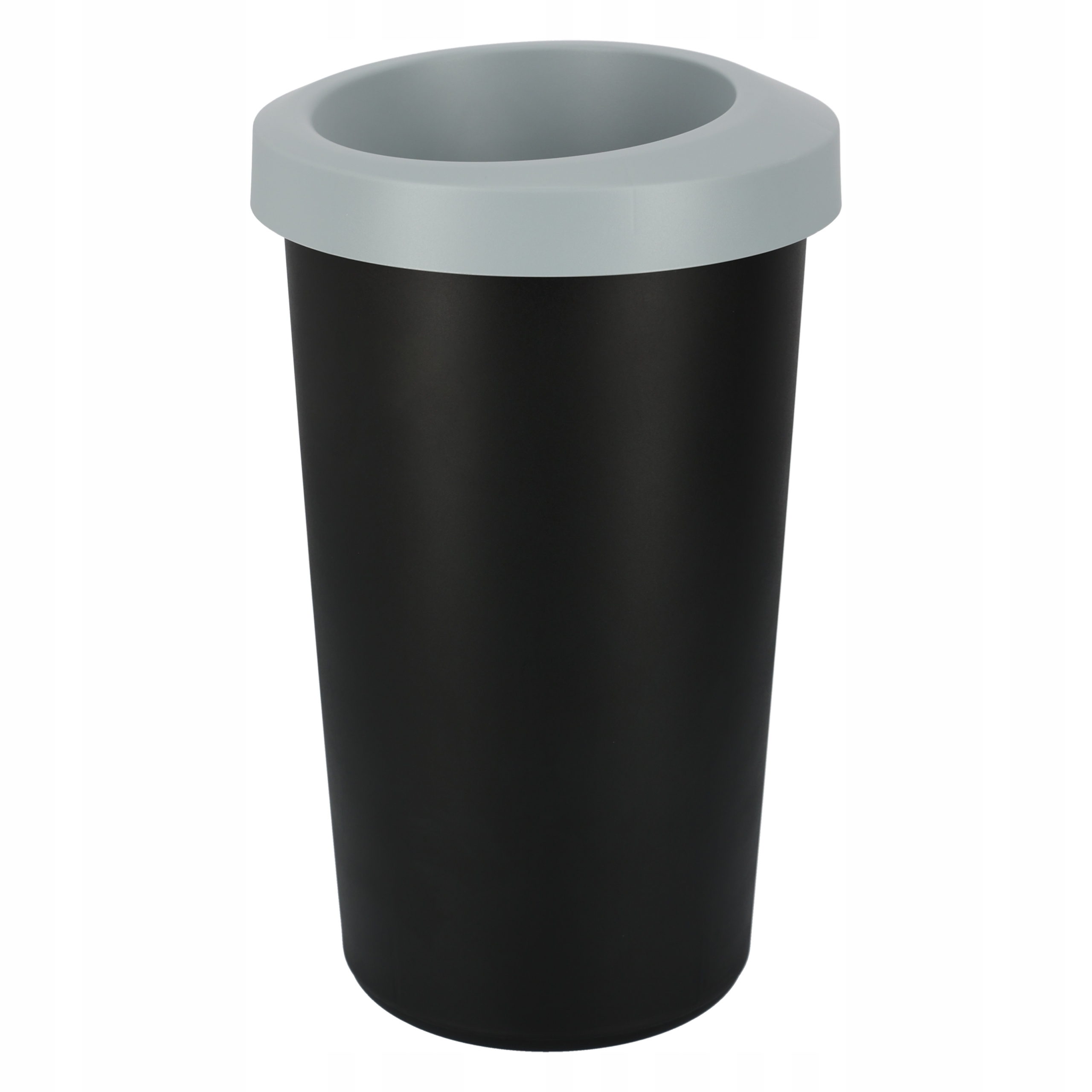 KEDEN COMPACTA R 25L - Owalny kosz na śmieci w kolorze smooth gray