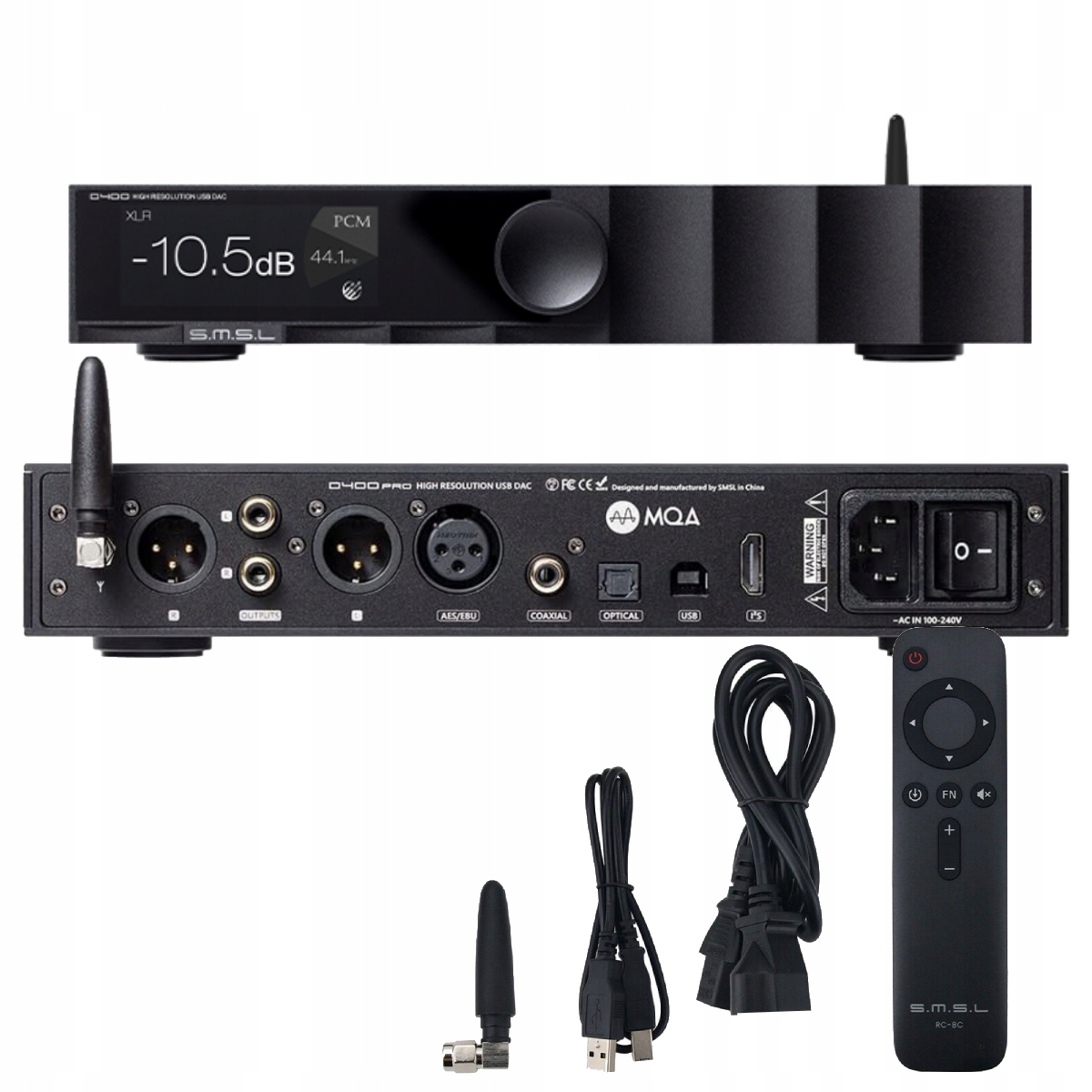 SMSL D400 Pro DAC audio USB Hi-Res – Doskonałe brzmienie dla audiofilów