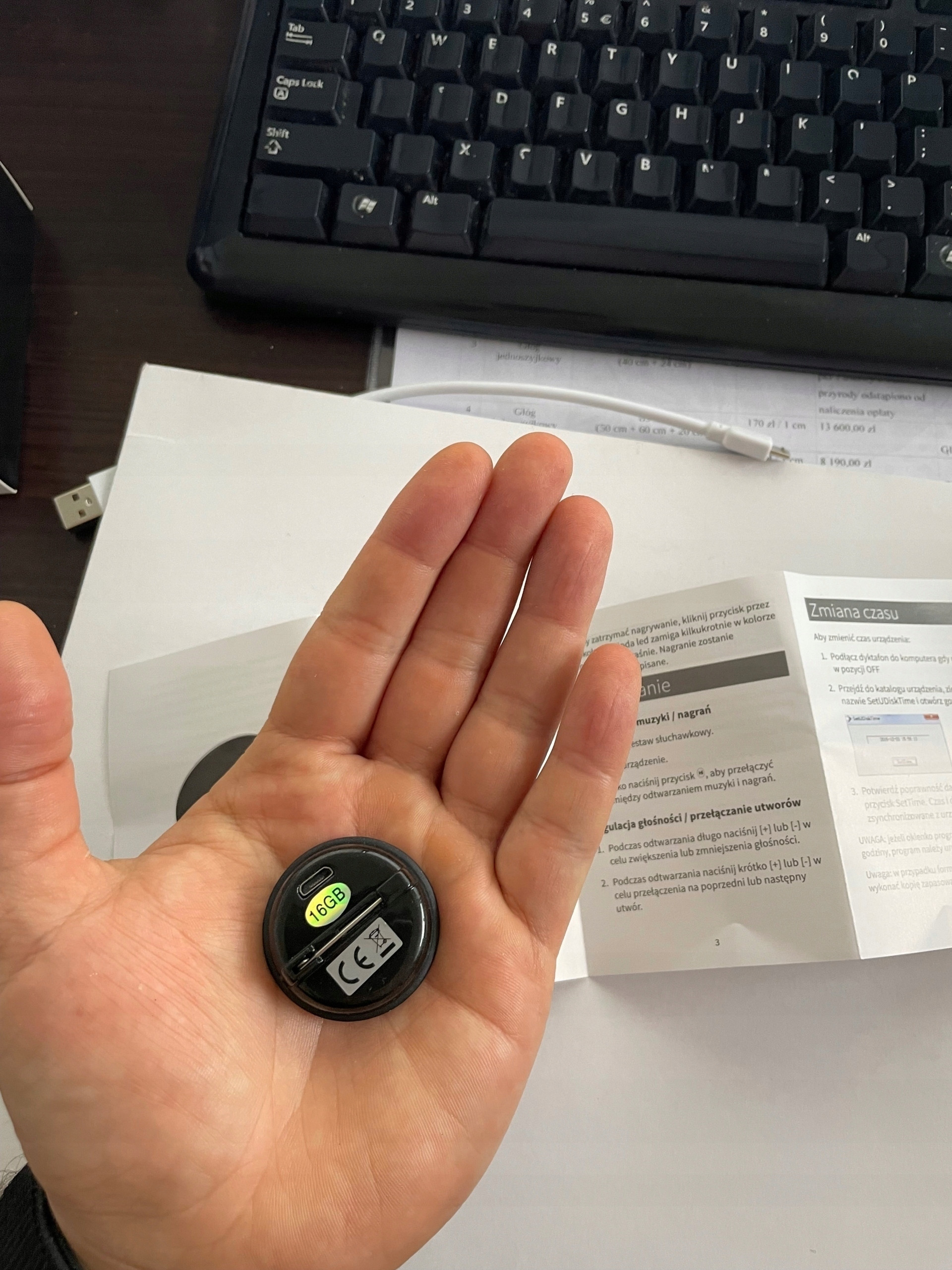 Oznaczenie nagrań datą i godziną