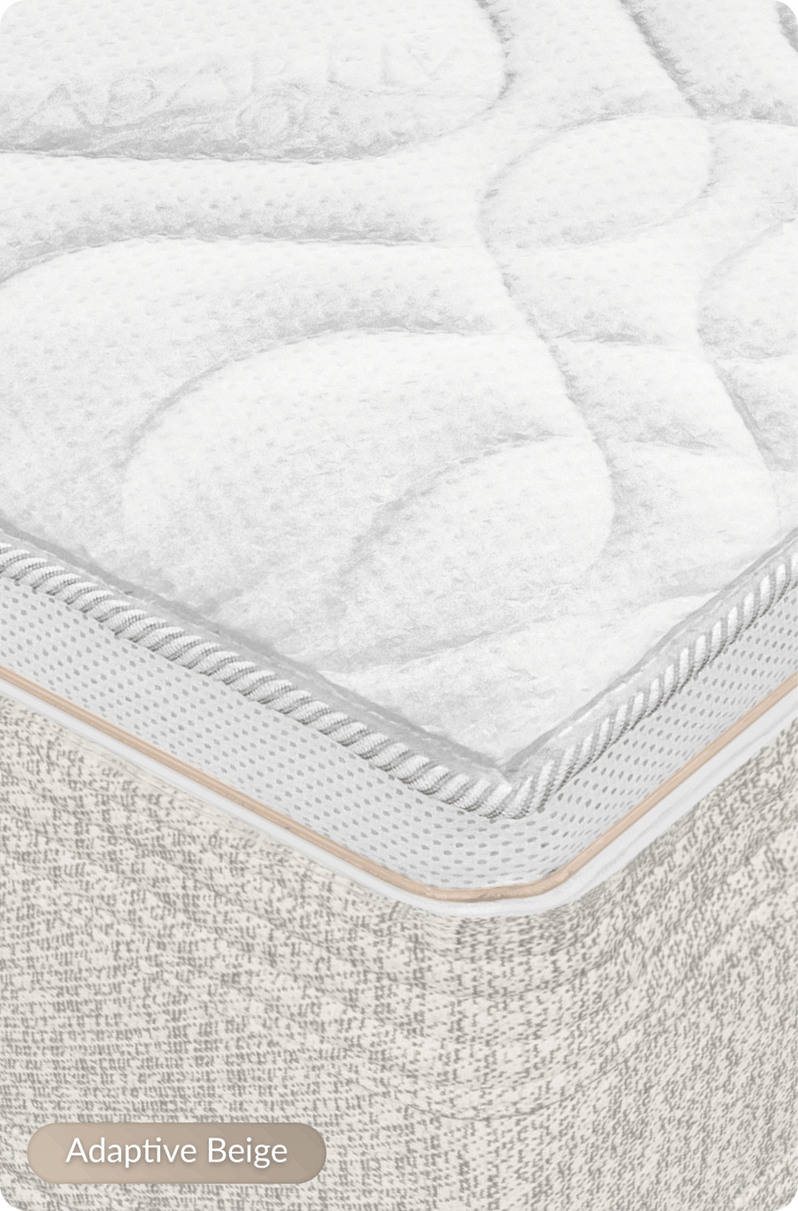 Materac Nolli Adaptive Beige 200x200 – Komfortowy sen dla każdego