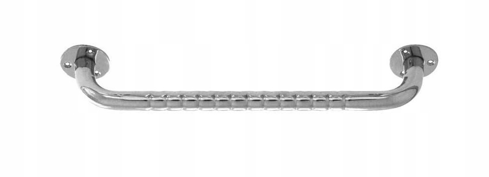 Poręcz łazienkowa ze stali nierdzewnej falistej 60 cm – Bezpieczeństwo i styl w Twojej łazience