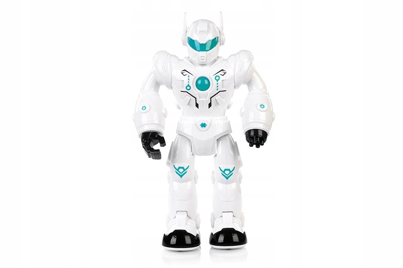 Podświetlane oczy i przycisk na pancerzu