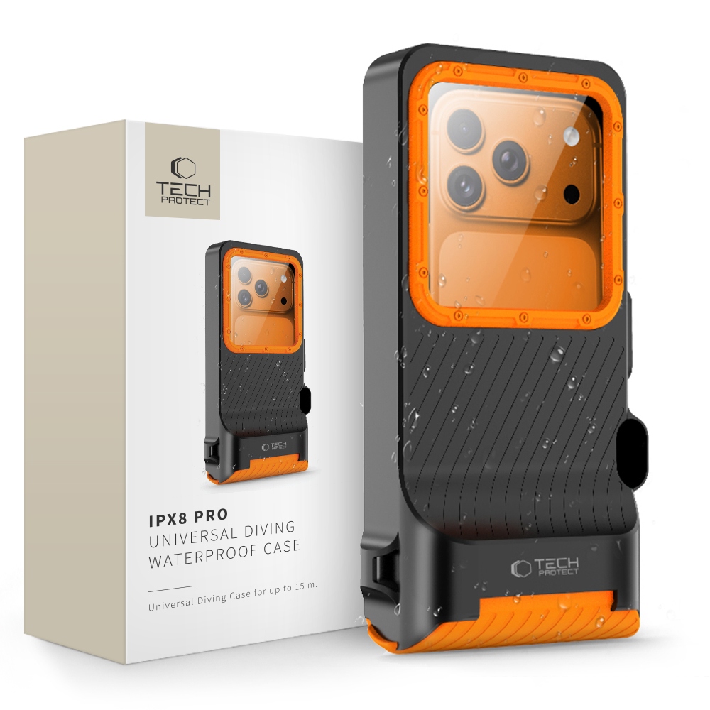 TECH-PROTECT IPX8 PRO UNIWERSALNE WODOODPORNE ETUI DO NURKOWANIA