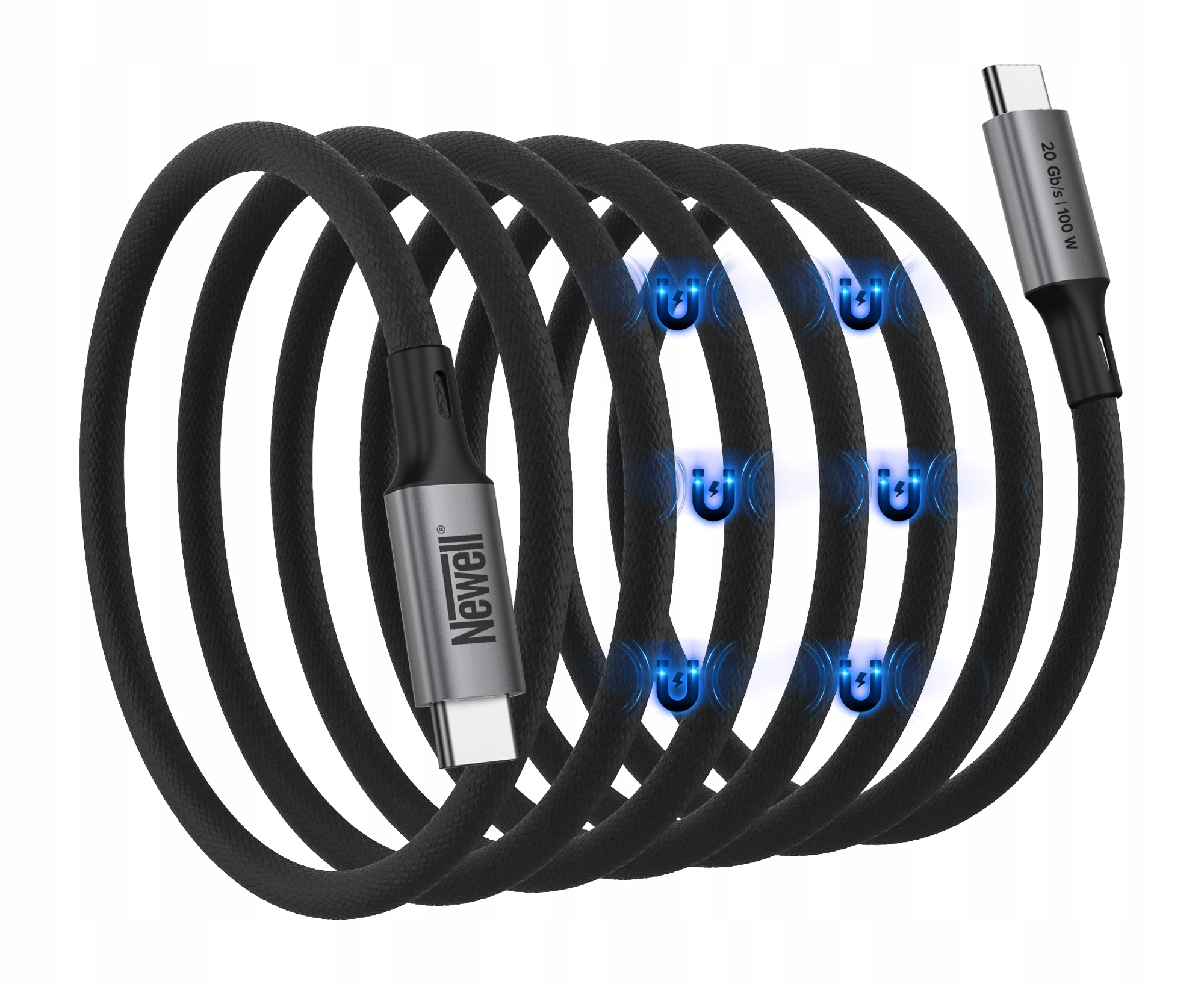 Kabel magnetyczny NEWELL NL4440 USB-C - USB-C 3.2 Gen 2 - 1 m – Nowoczesne rozwiązanie dla Twoich urządzeń