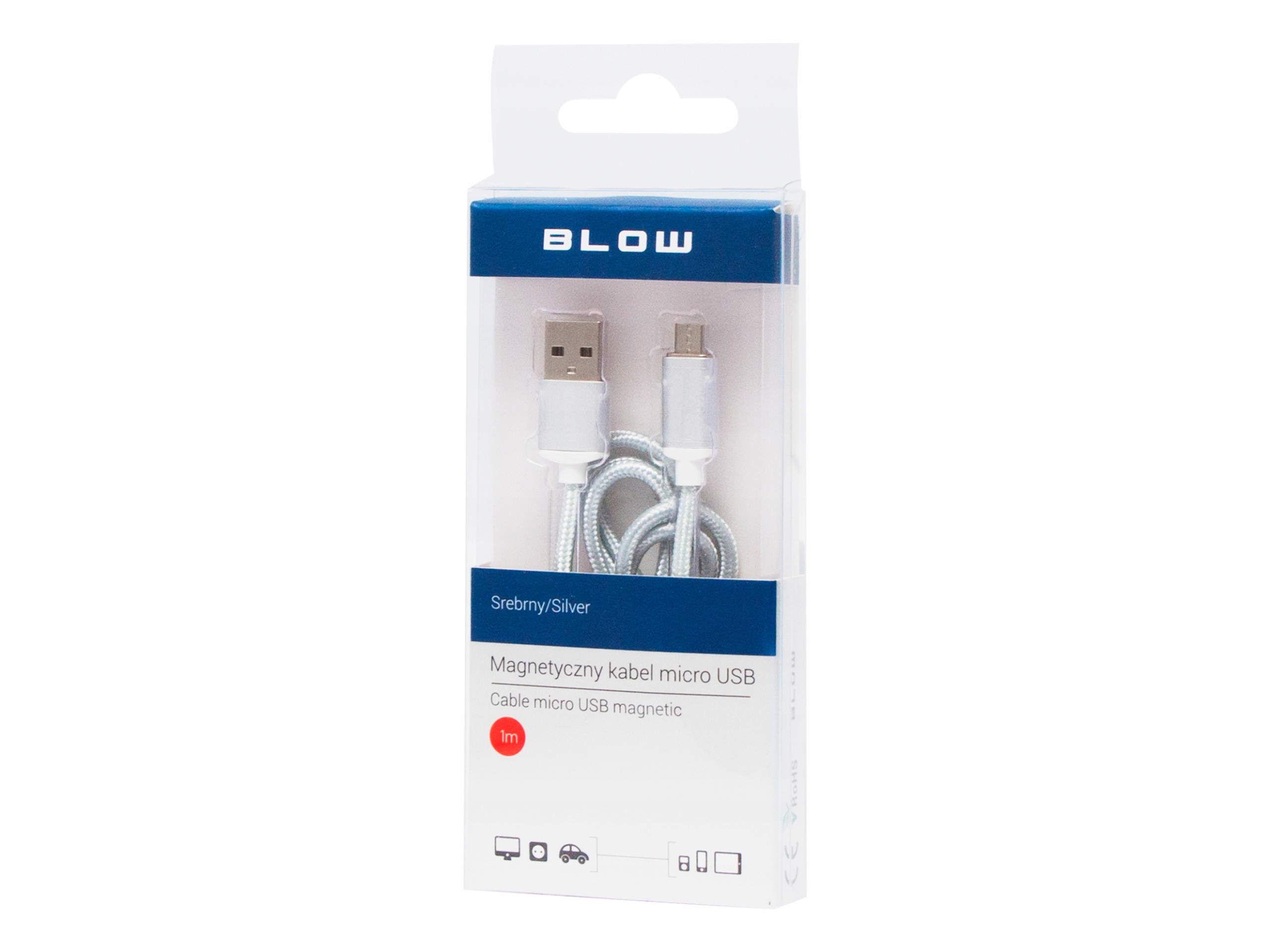 Kabel USB-A - 1 m Biały (66-106#) – Idealne rozwiązanie do zasilania i przesyłania danych